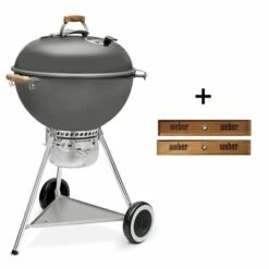 Weber 70th Anniversary Edition Master-Touch Charcoal Grill - 57cm Limited Edition With Wooden Handle Kit