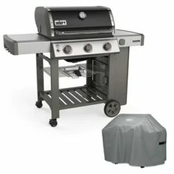 Weber Genesis II E-310 GBS Black With Cover