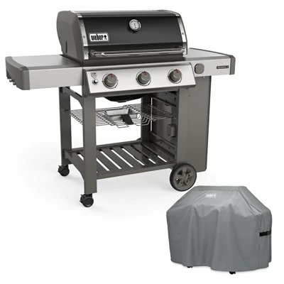 Weber Genesis II E-310 GBS Black With Cover -UK BBQ Sales 2024 61011174 7179 1
