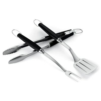 Weber Premium 3 Piece Tool Set -UK BBQ Sales 2024 6630