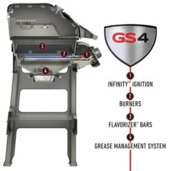 Weber Spirit II E-320 GBS BBQ -UK BBQ Sales 2024 WEB45012174 6